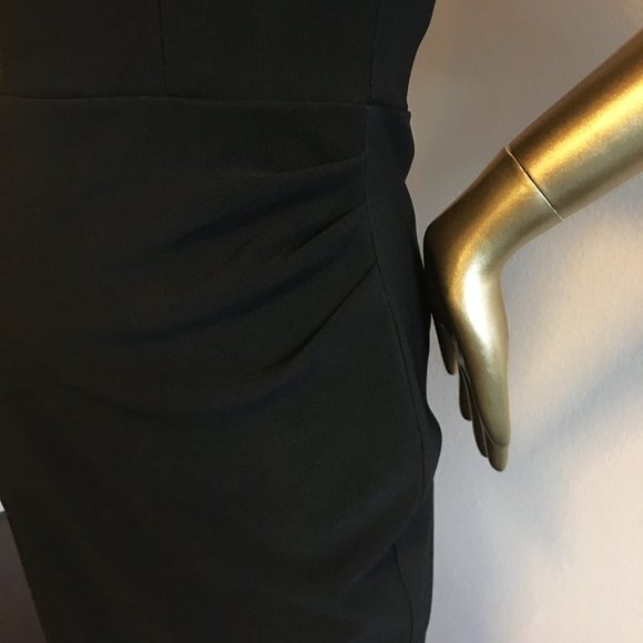 THE PRETTY DRESS COMPANY "Uma" Contrast Collar Pencil Dress     UK 8 = US size 4 - Picture 6 of 14